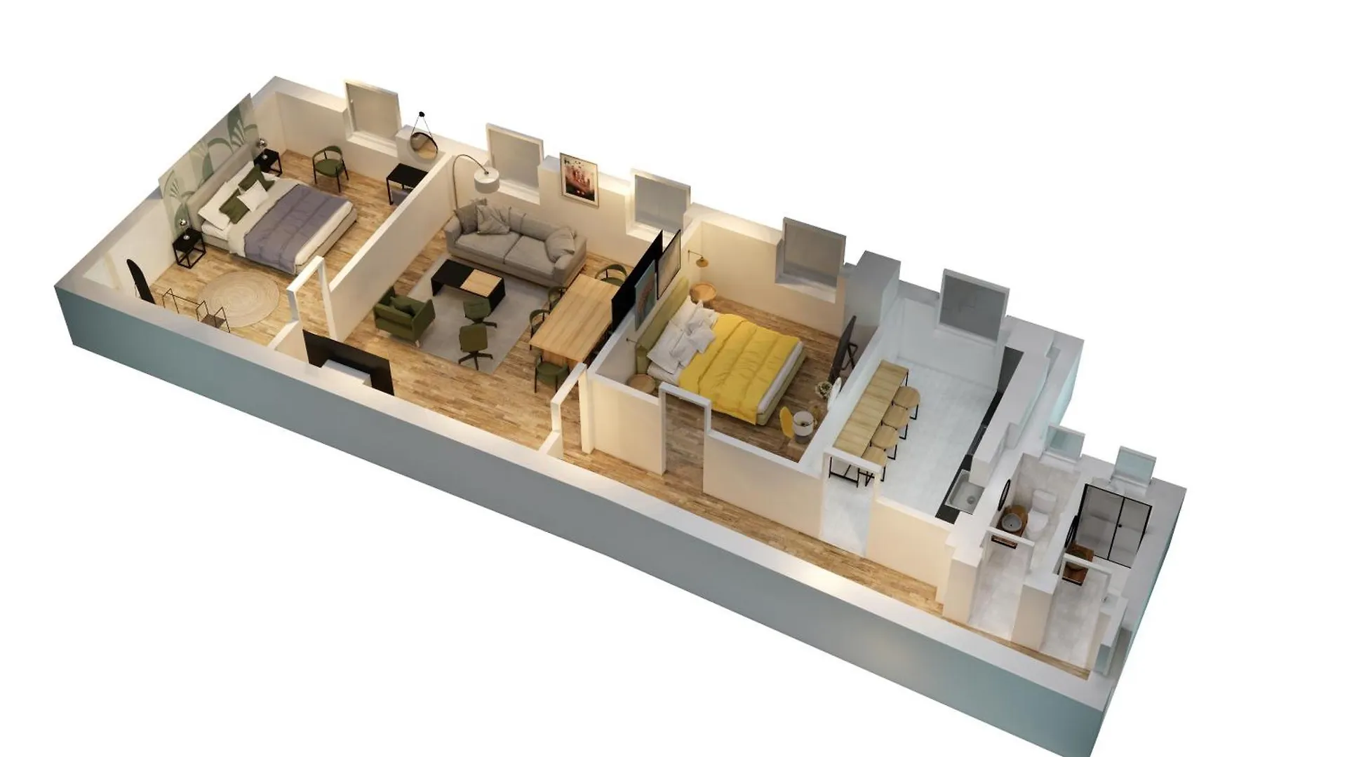 Olive Apartments - Scandi - Kingsize - Free Parking Hannover