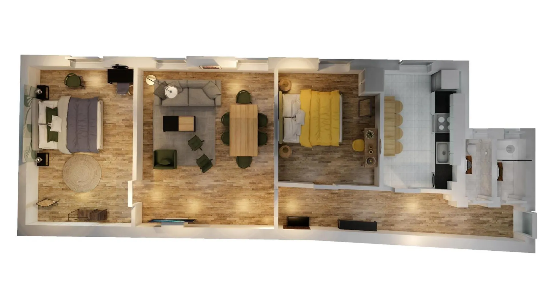 Olive Apartments - Scandi - Kingsize - Free Parking Hannover 0*,