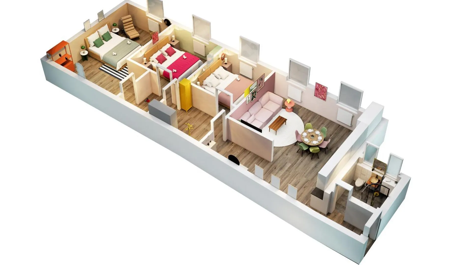 Olive Apartments - Scandi - Kingsize - Free Parking Hannover Deutschland